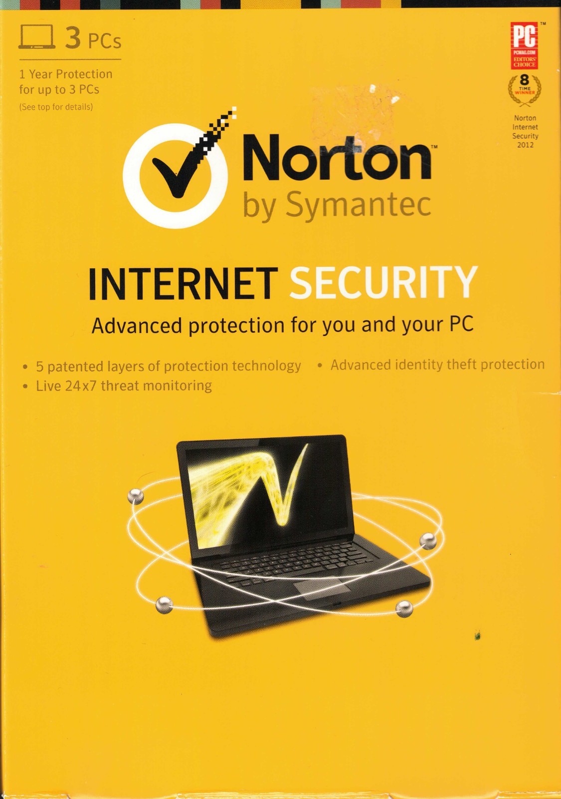 Norton Internet Security | 3 PC & 1 Year | Product Key Card | New / Old Stock