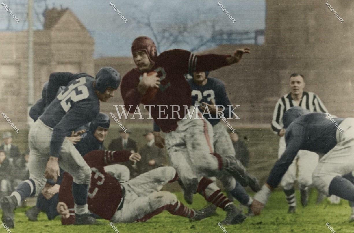 RV295 Norm Standlee Wrigley Field 1941 NFL 8x10 11x14 16x20 Colorized Photo