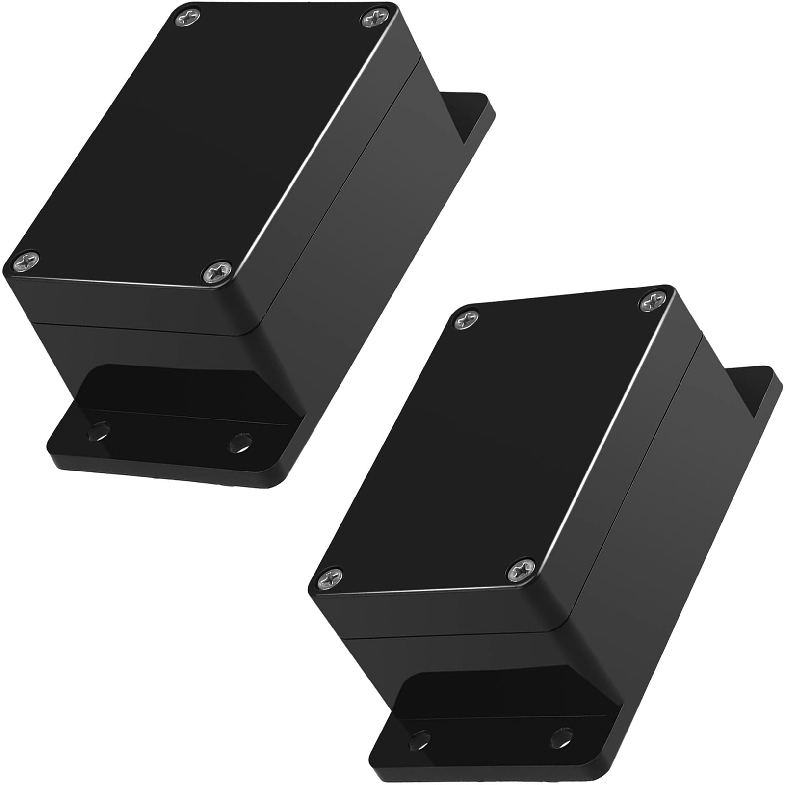 2PCS IP65 ABS Project Box with Fixed Ear 3.94"x2.68"x1.97" Waterproof