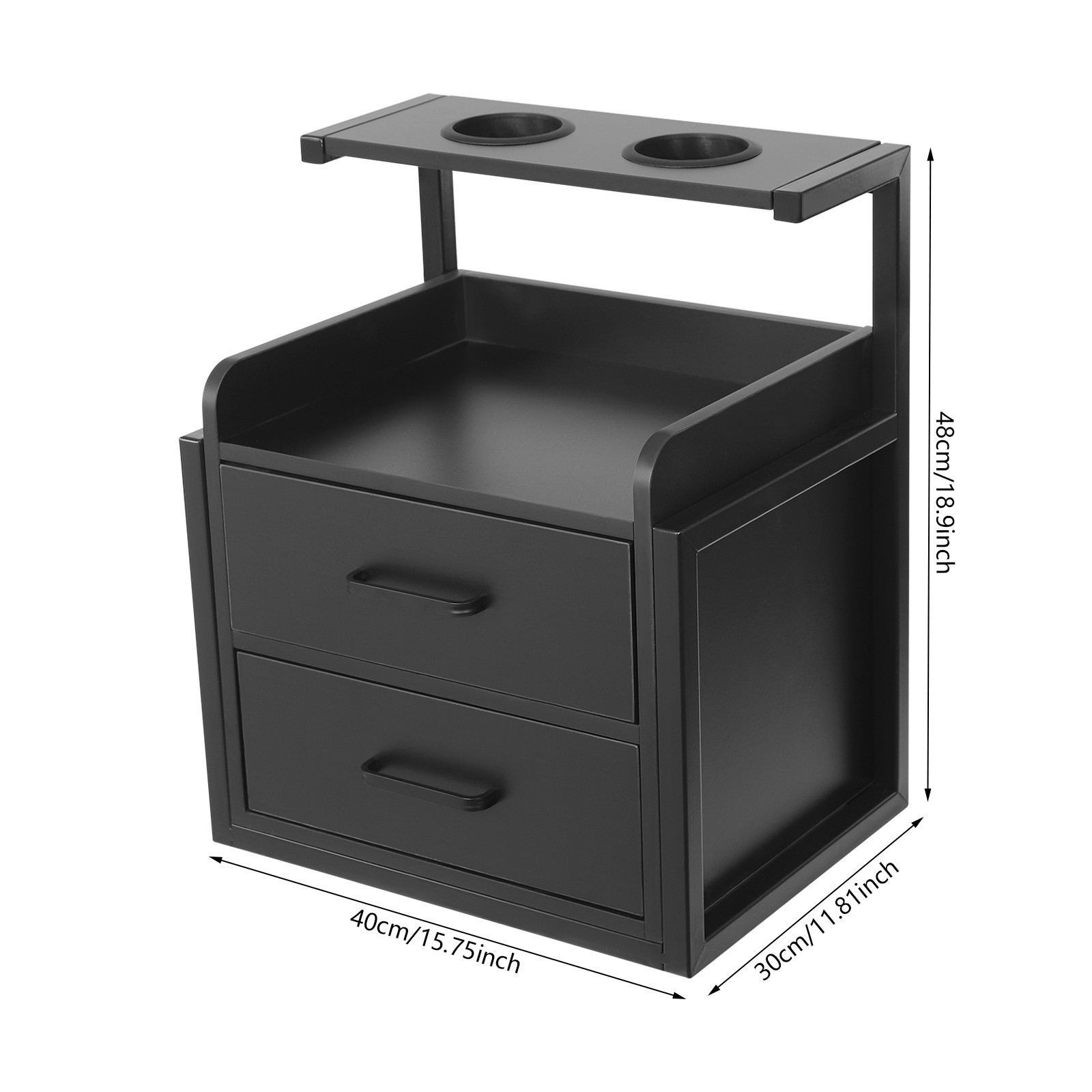 Salon Wall Cabinet Wall Mounted Salon Storage Cabinet Storage Cabinet Black