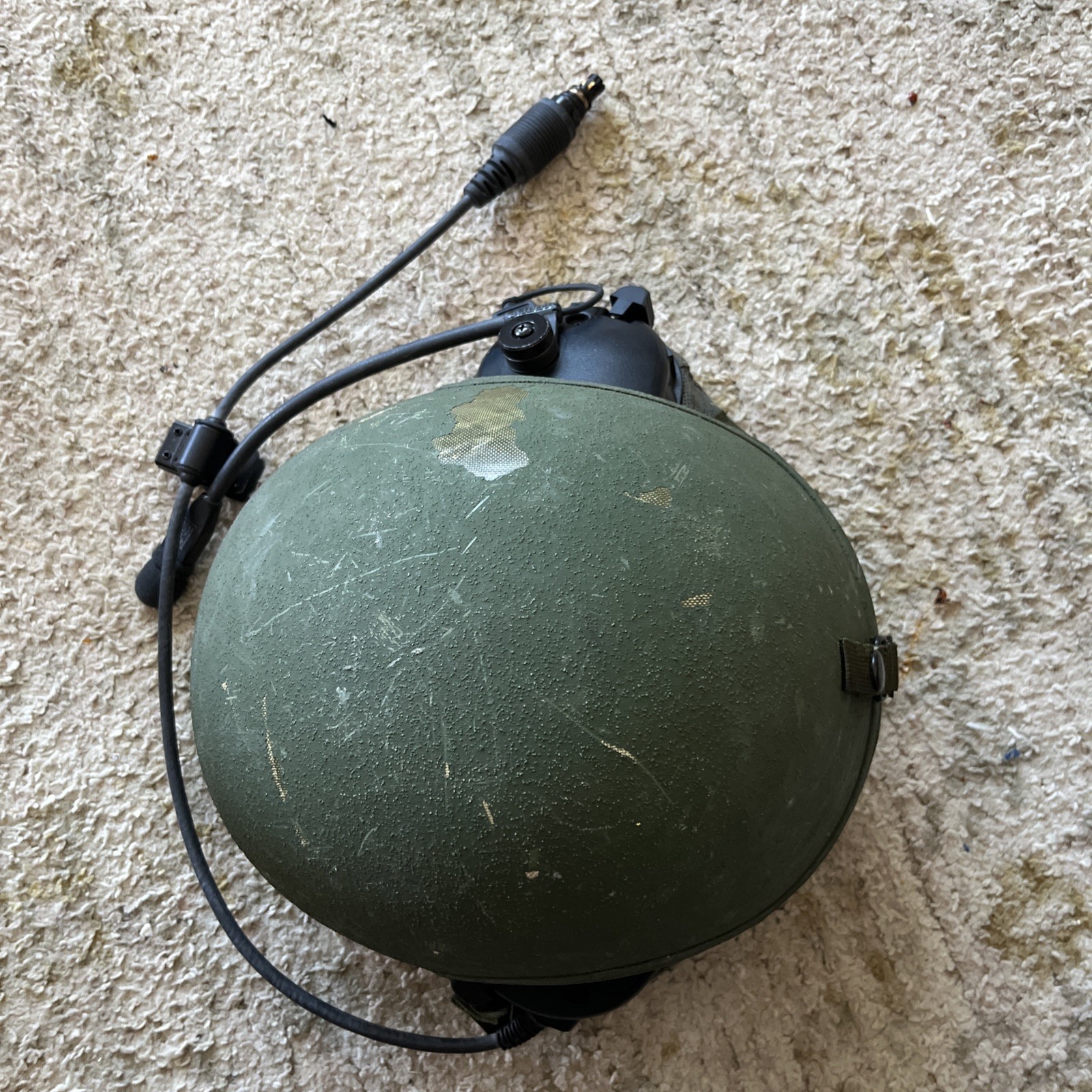 US CVC Helmet Combat Vehicle Crewman DH-132A w/ Liner & Comms Ballistic Shell
