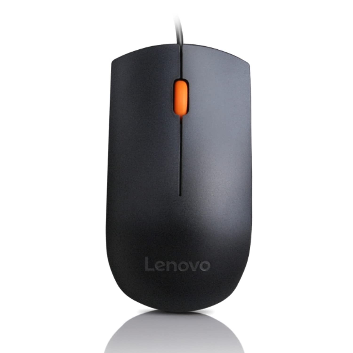 Lenovo 300 USB Wired Computer Mouse - Full 1 Count (Pack of 1), Black 300