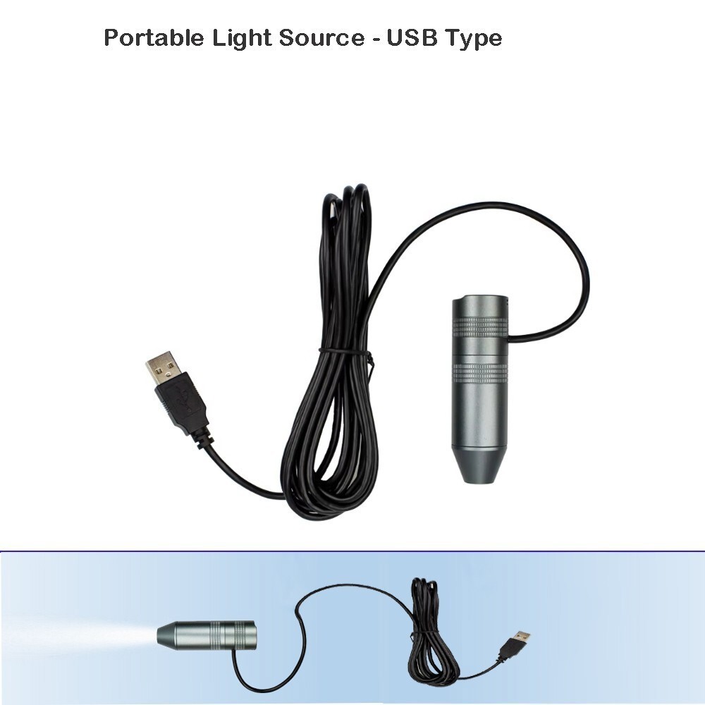 Portable 10W Mini LED Cold Light Source for ENT Endoscopes System-USB Type/