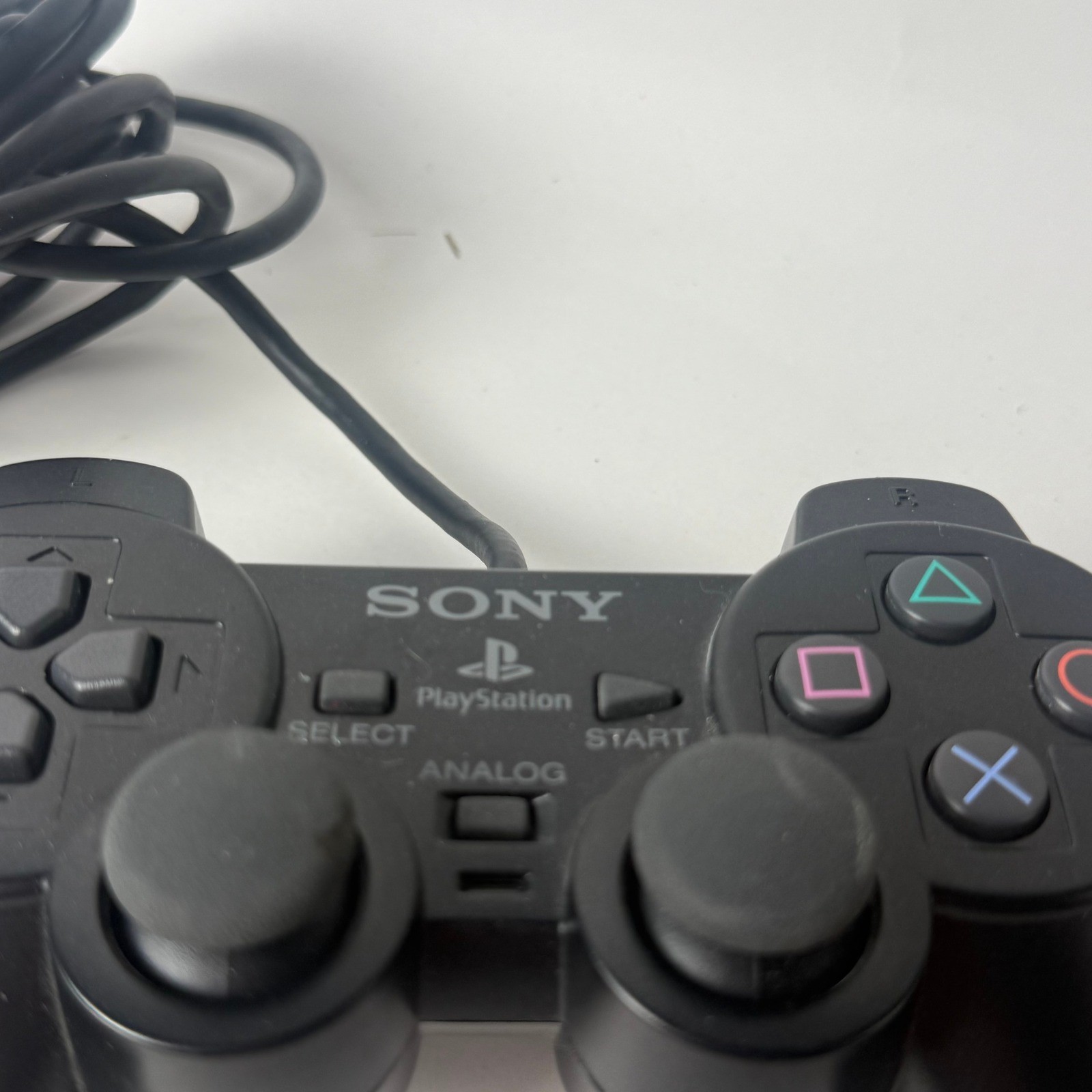 Sony PlayStation 2 DualShock 2 Wired Controller Black OEM SCPH-10010 PS2 Analog