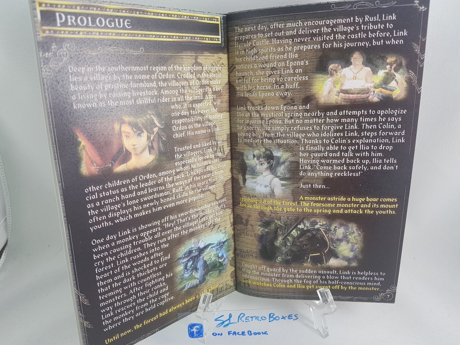 MANUAL GCN - LEGEND ZELDA TWILIGHT PRINCESS - Gamecube 'Replacement' Instruction