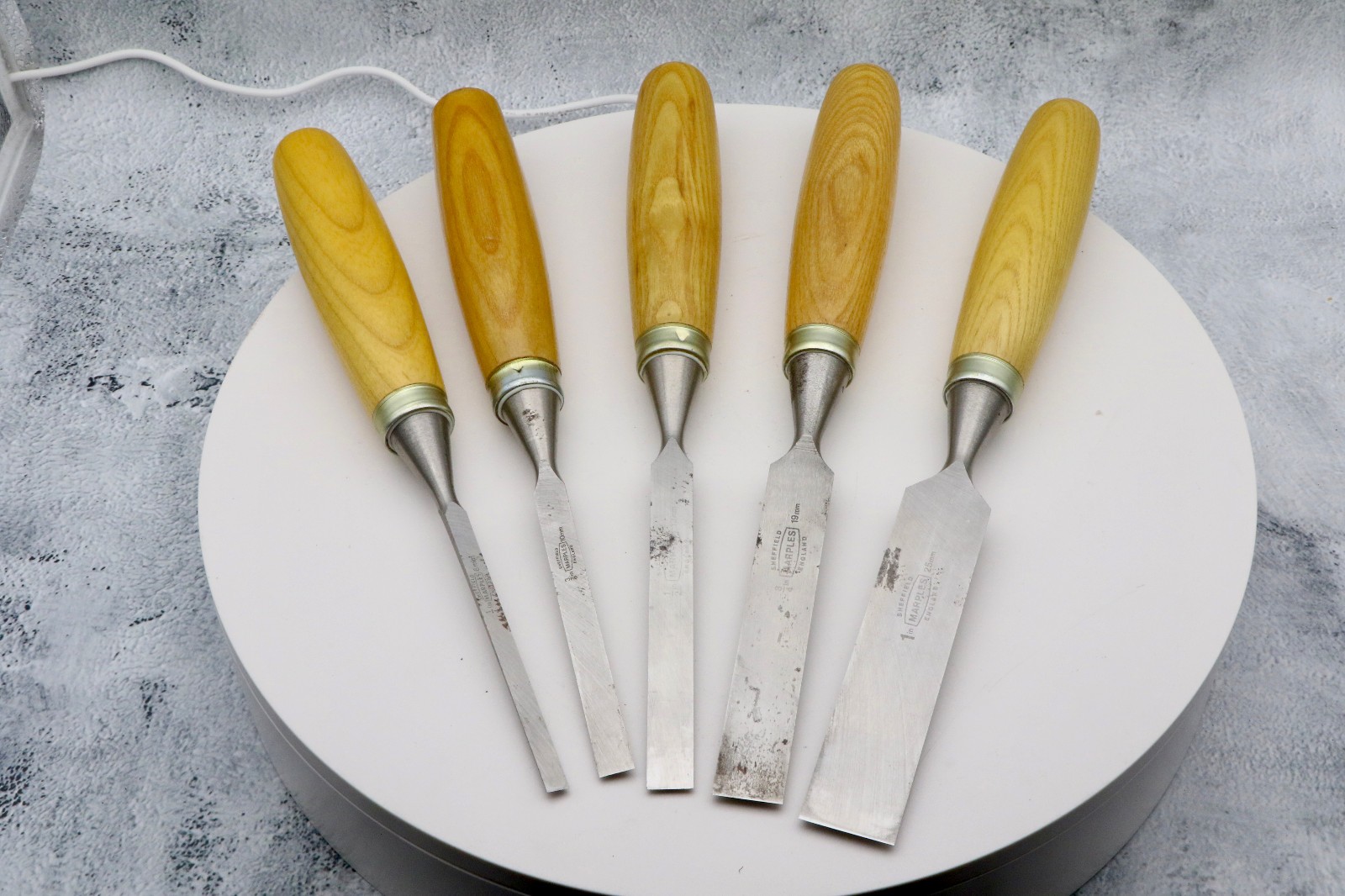 MARPLES RIDGEWAY 5 PIECE WOOD CHISEL SET