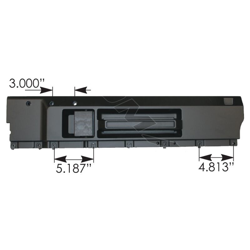 Window Sill Black RH Freightliner part #A1819008001, A1819008001, HLK2314