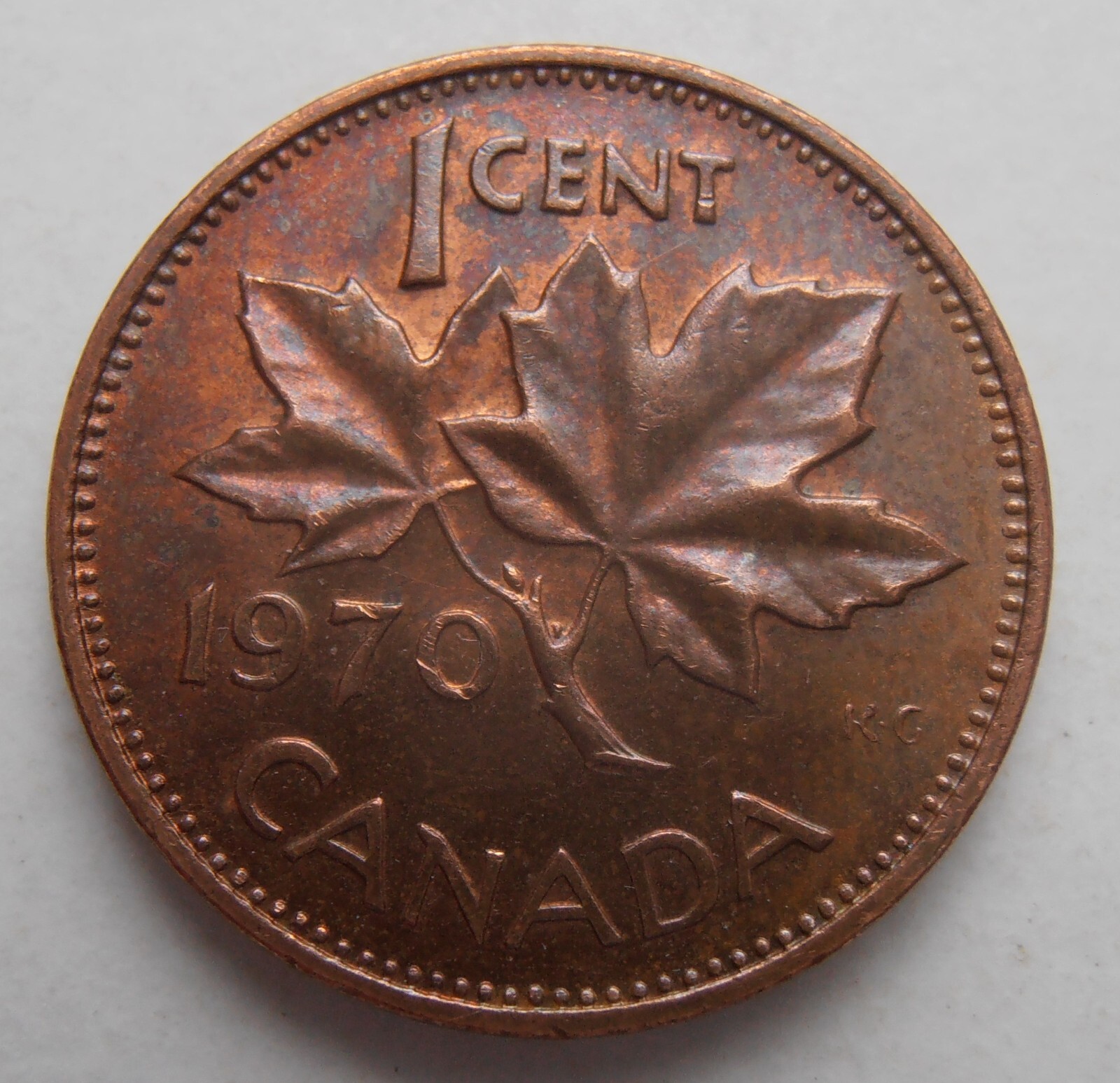 1970 CANADA 1 CENT UNCIRCULATED