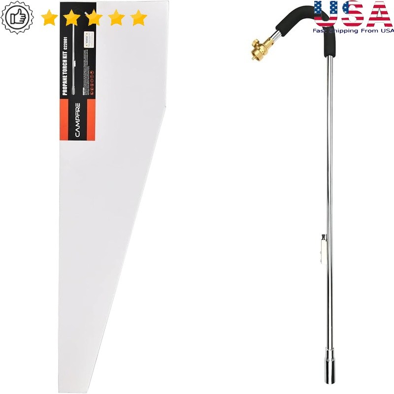 Propane Weed Torch Adjustable Heat Control Ergonomic Handle Garden Outdoors New