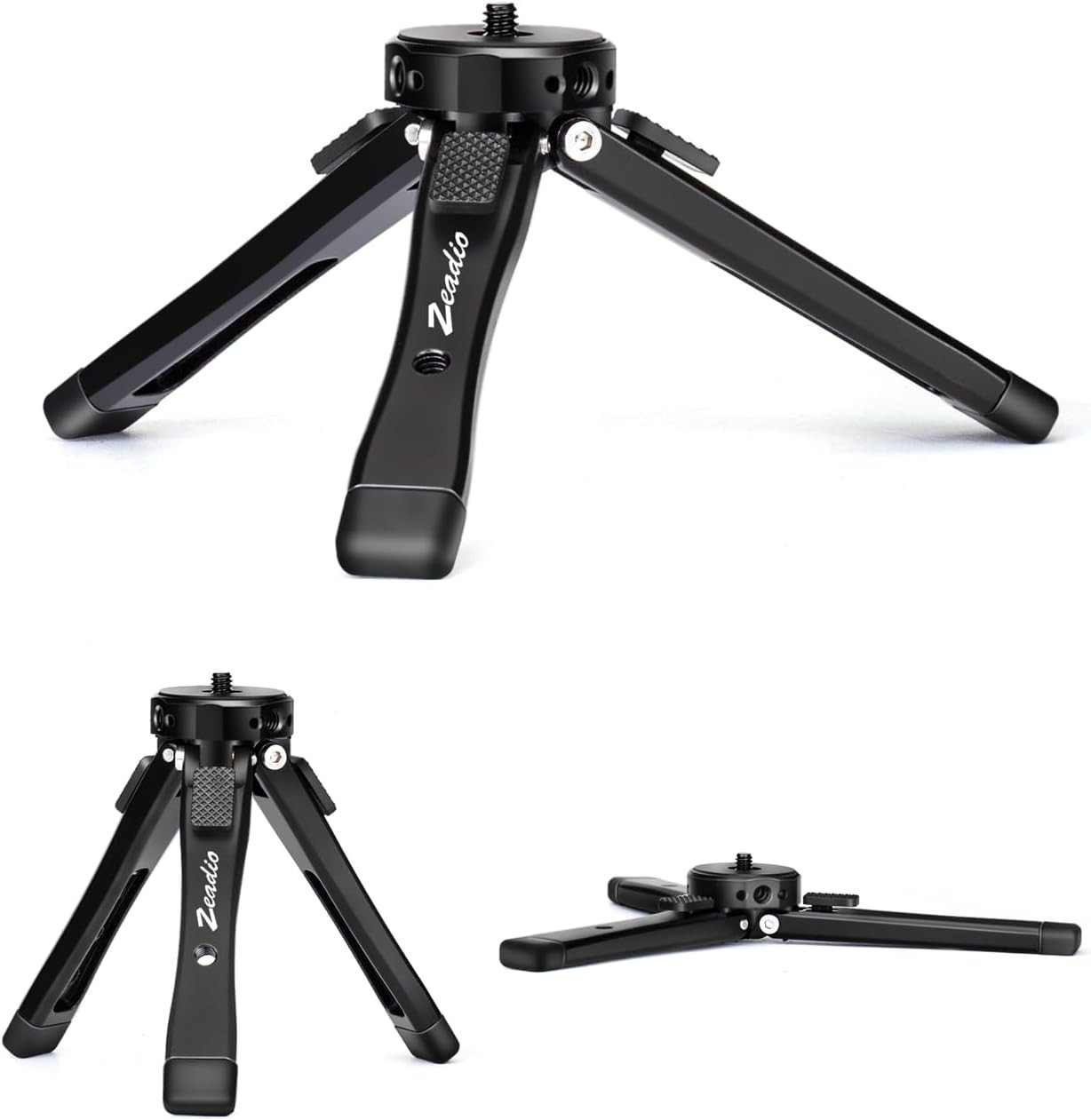 Mini trípode metalico resistente Trípode universal de mesa pequeno para Camara