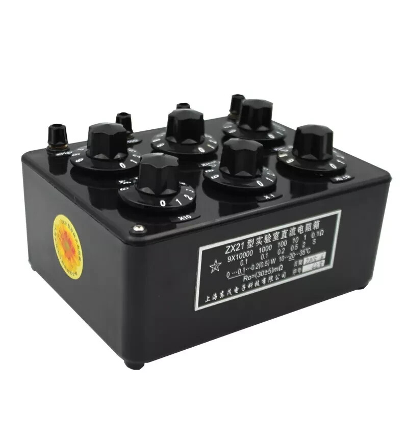 ZX21d Precision Plastic Variable Decade Resistance Resistor Box 0~1.111110MΩ