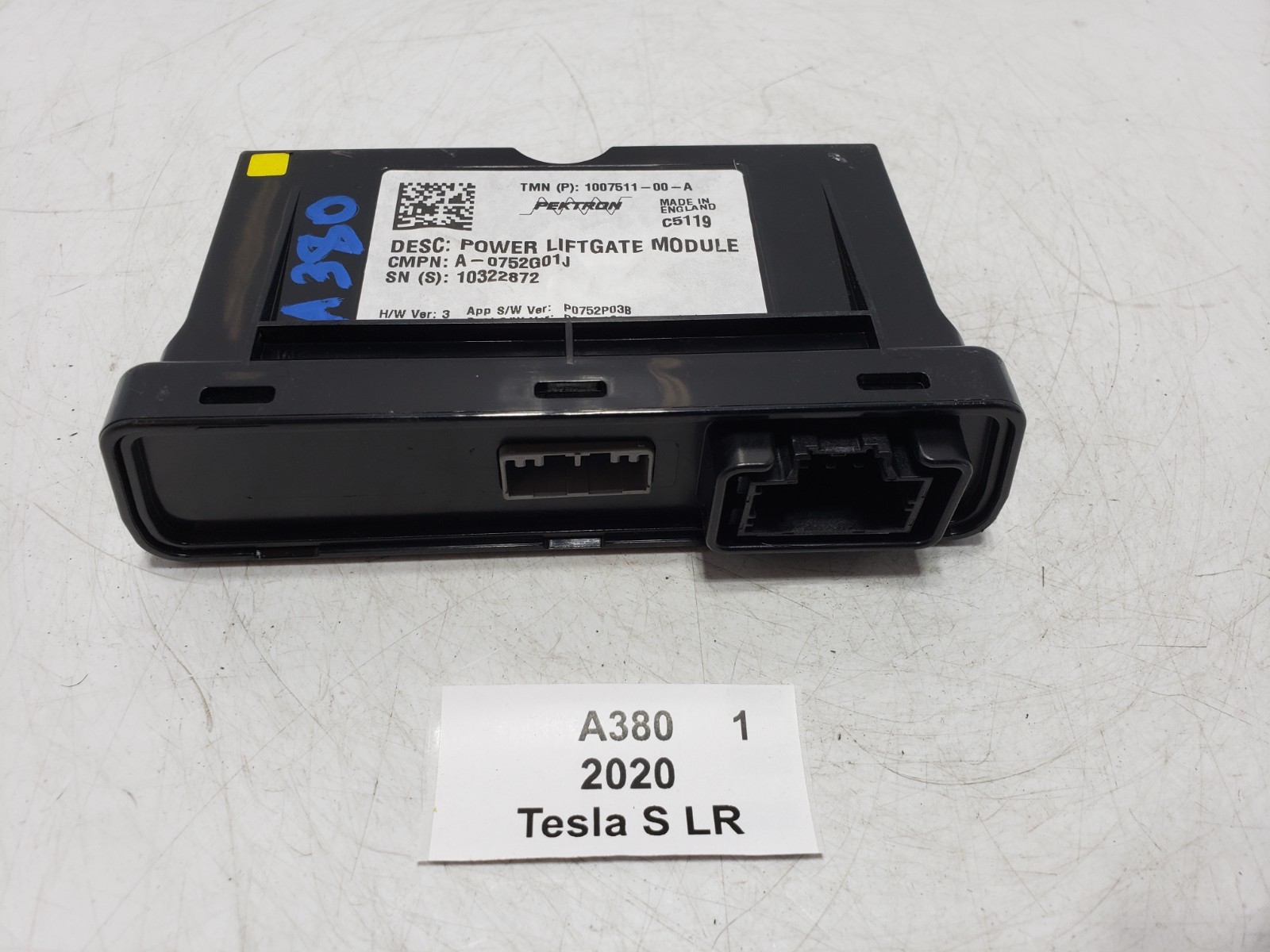 ✅ 2012-2020 OEM Tesla Model S Rear Trunk Power Lift Gate Control Module