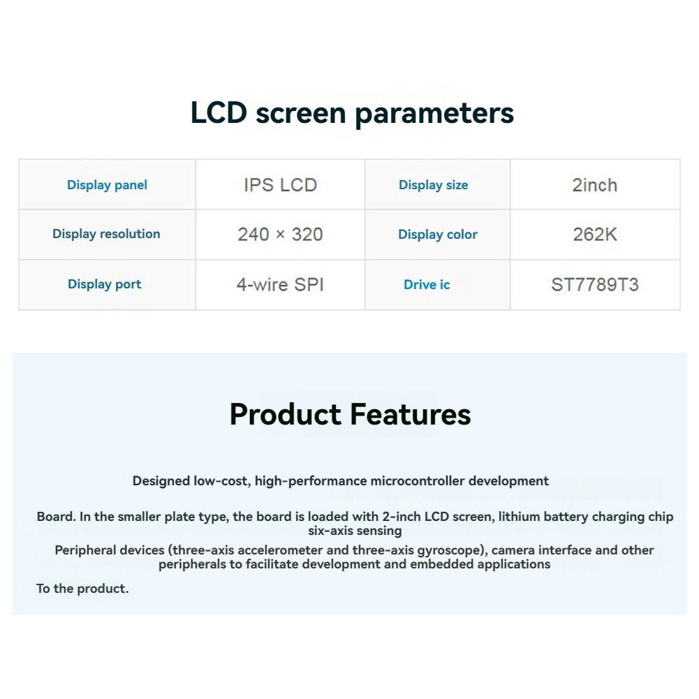 2----IPS Capacitive Touch Screen Development Board, 240 X 320 L9130