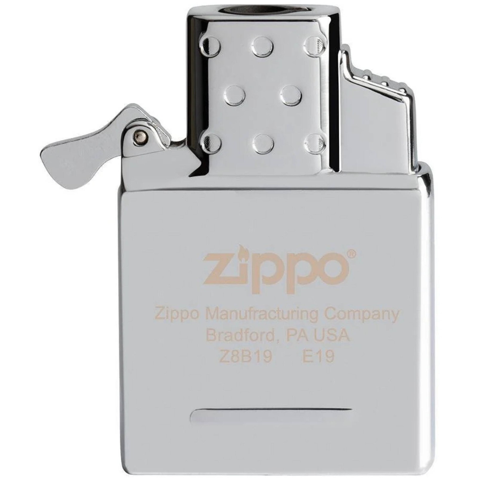 Zippo Windproof Pocket Lighter Insert Single Torch Butane Silver Finish 65850