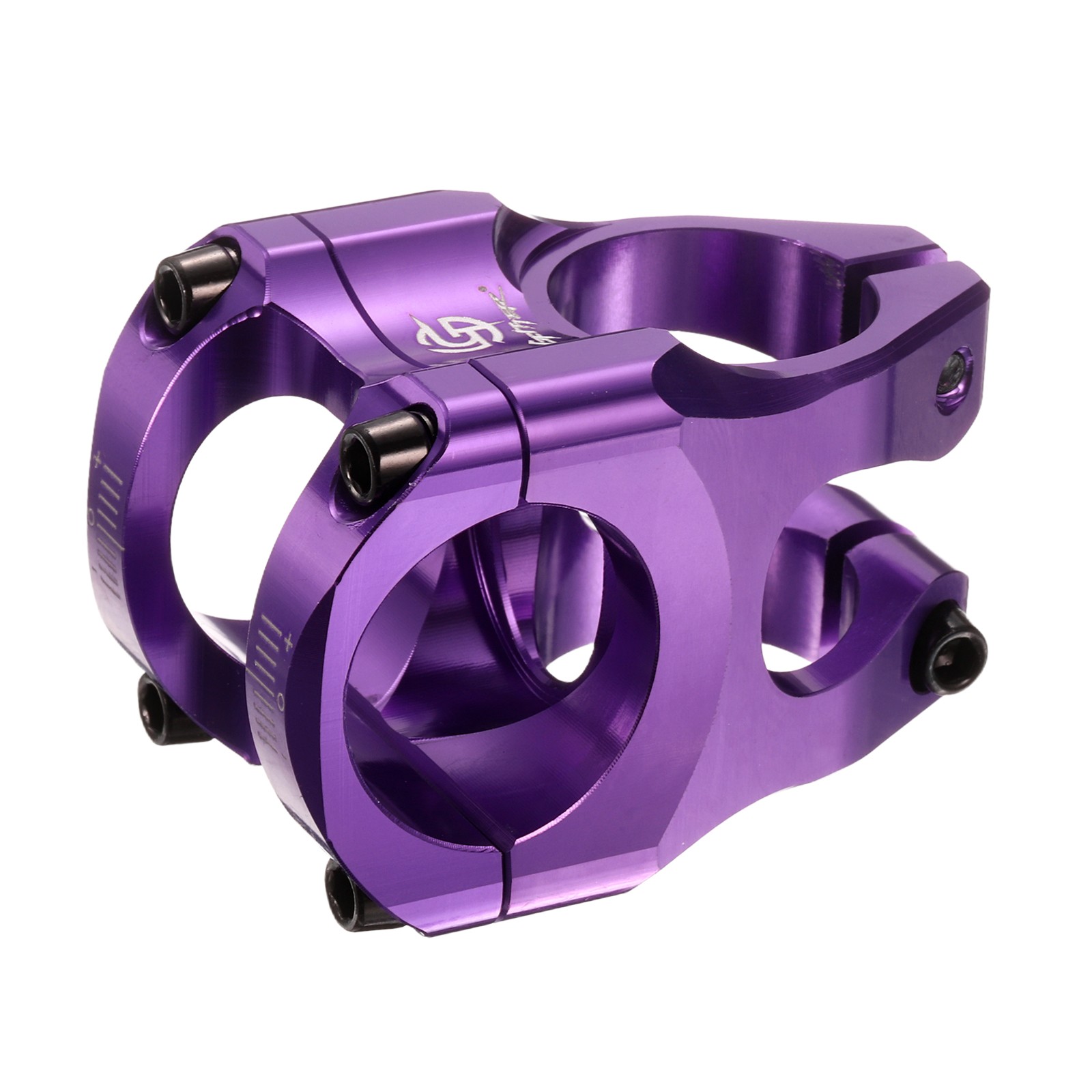 31.8mm Bike Stem 35mm Bicycle Handlebar Stem for BMX MTB, Purple