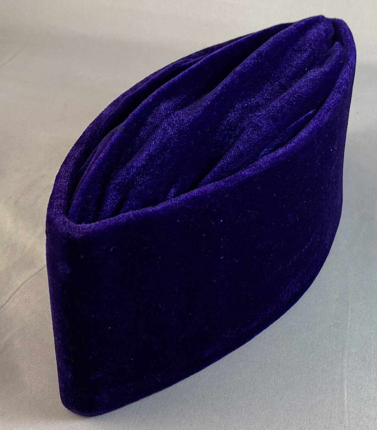 Authentic African Traditional Native Velvet Foldable Fila/ Kufi Hat ~ 22-1/4”