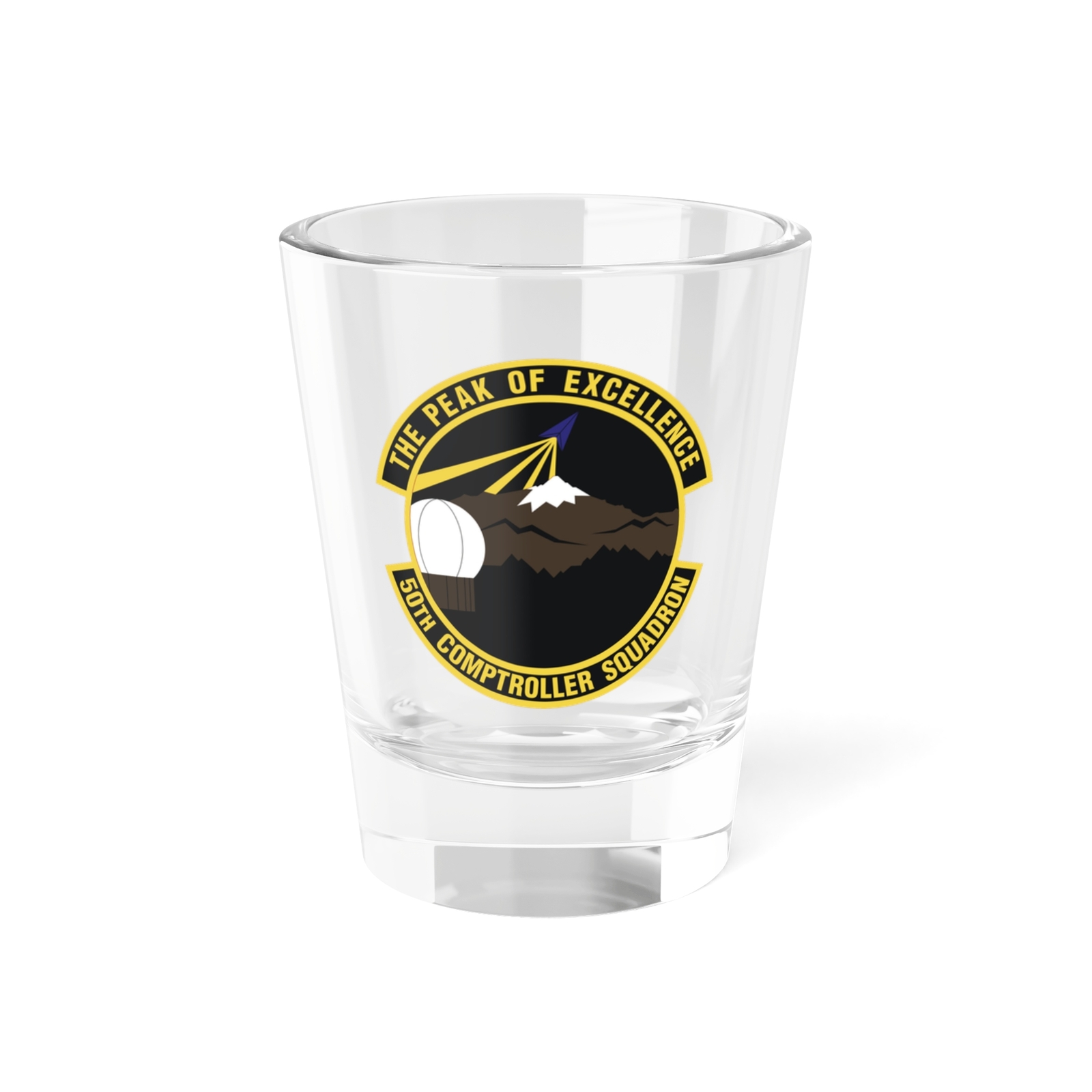 50th Comptroller Squadron (U.S. Air Force) Shot Glass 1.5oz