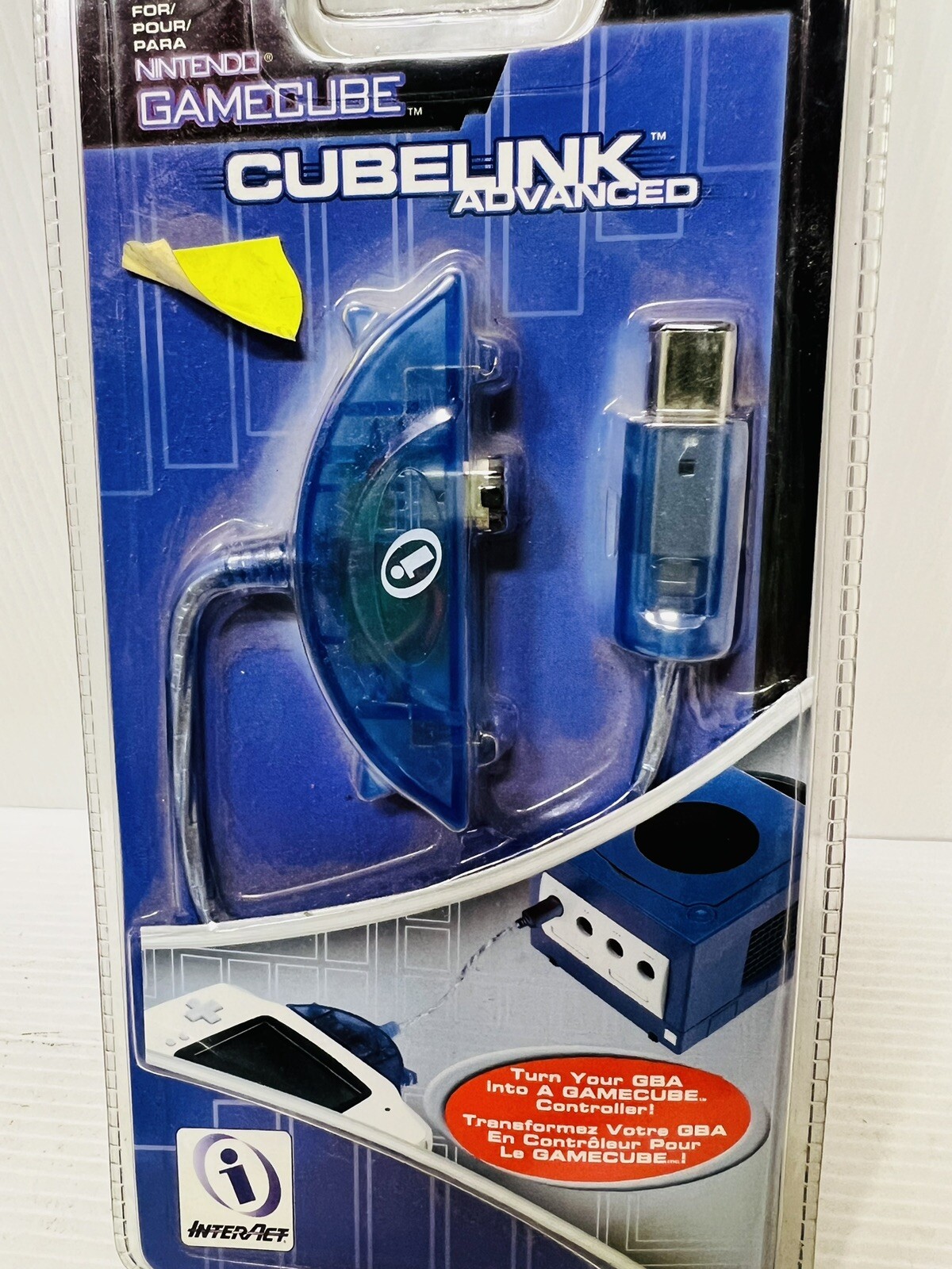 NINTENDO GAMECUBE CUBE LINK TURN GBA INTO A JOYPAD