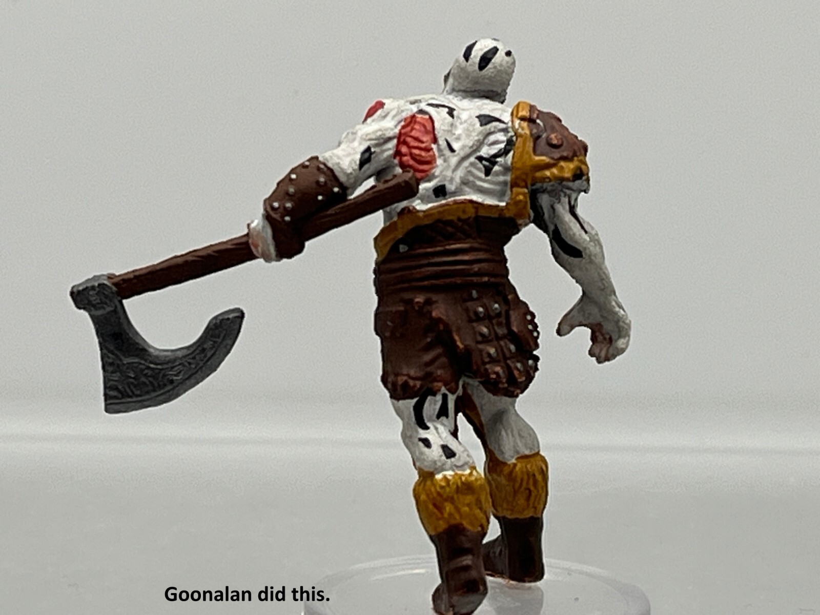 D&D Pathfinder Mini Boneyard 01 Goliath Zombie