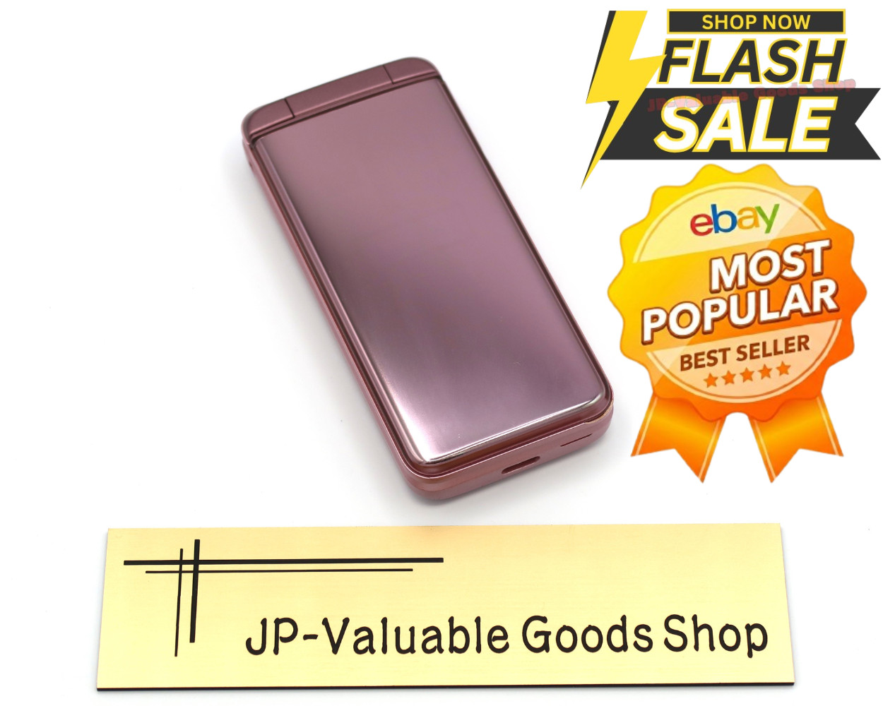 [C] KYOCERA 902KC 903KC DIGNO 3 Flip Phone Android Pink UNLOCKED SIM Free Japan