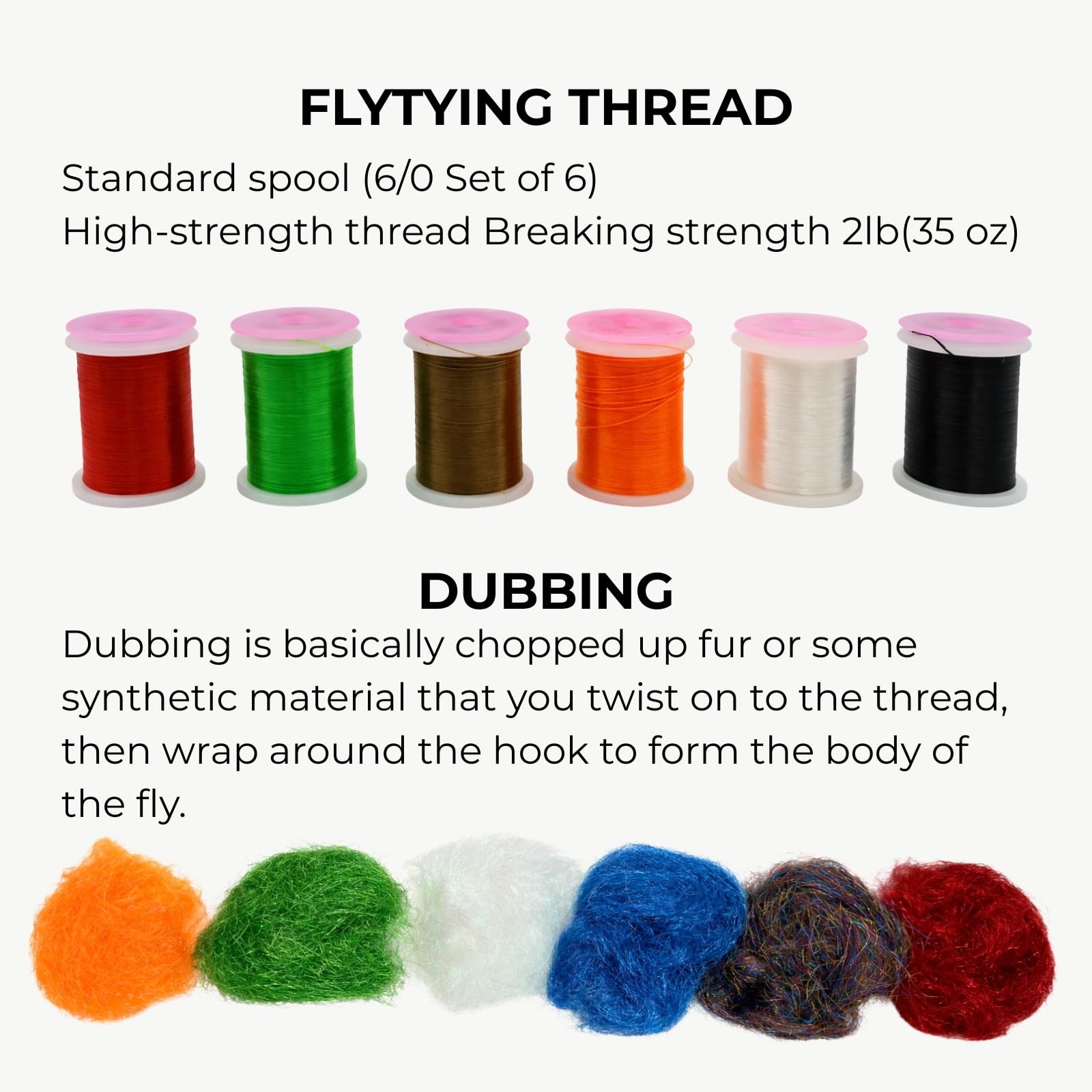 BRAIRIA Fly Tying Kit – Complete Starter Set with Tools & Materials, Fly Fish...