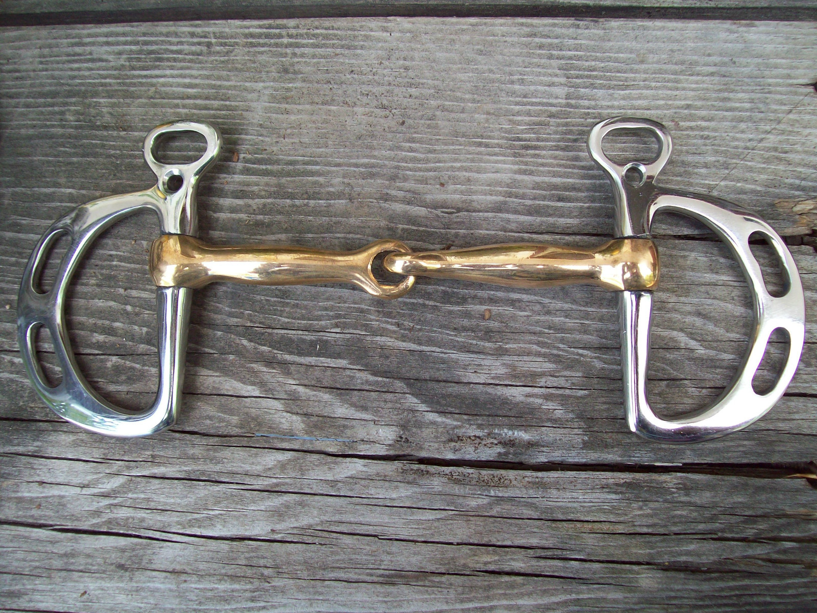 Kimberwick bit Snaffle copper mouth stainless sides 5"