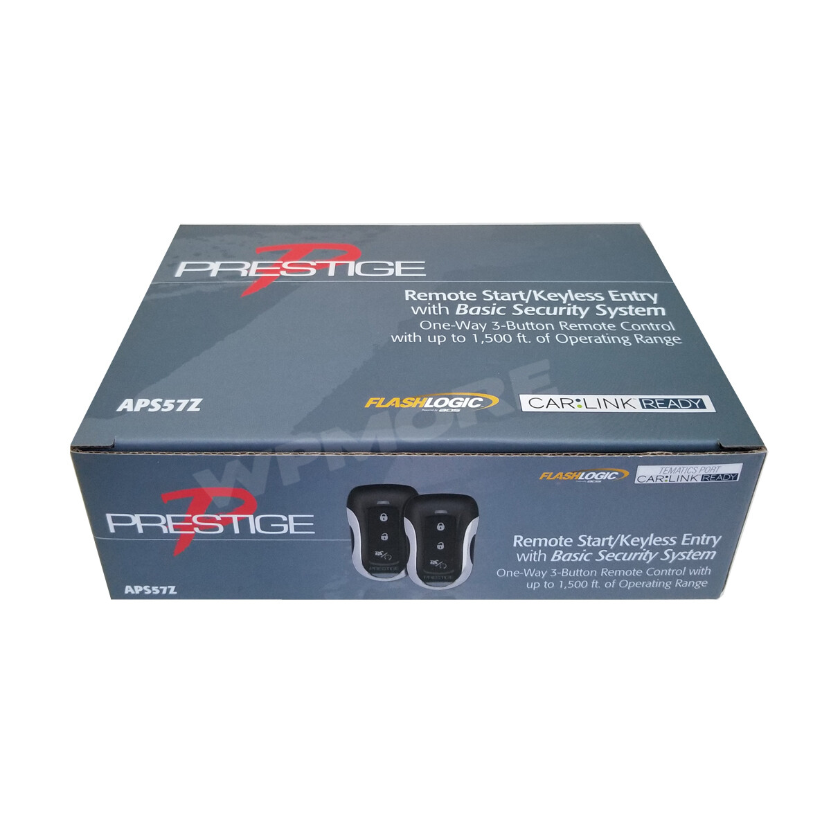 Prestige APS57Z Remote Start Keyless + Flashlogic FLCAN Universal Bypass Module