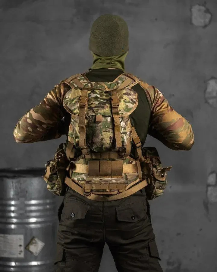 Multicam shoulder strap system, RPS Multicam assembly, RPS Pixel with pouche💙💛