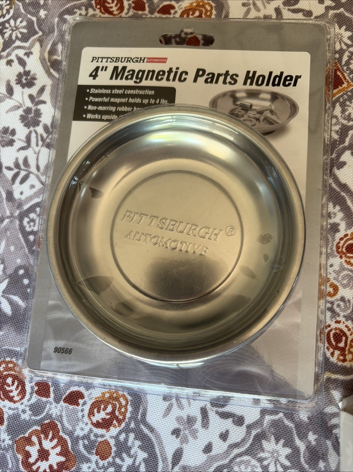 4" Magnetic Parts Holder Tray Dish Bowl Screw Bolt nut Parts Organizer Holder
