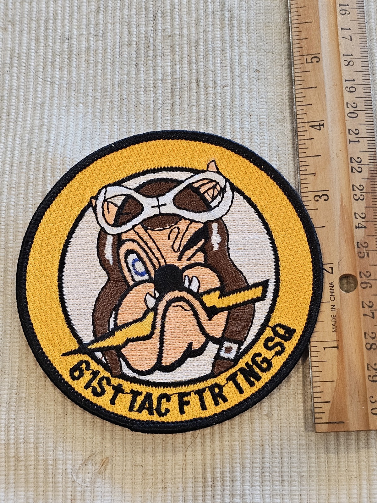 1960s 70s USAF Air Force Vietnam Cold War 302nd Fighter Squadron Patch L@@K!!!