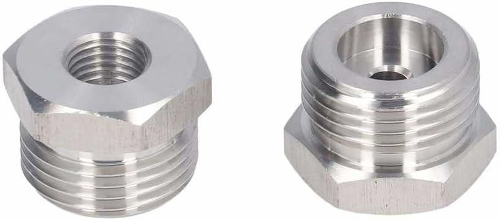 2PCS Female Flare (FFL) to Male Beer Thread Adapter Commercial Sanke Keg Tap to