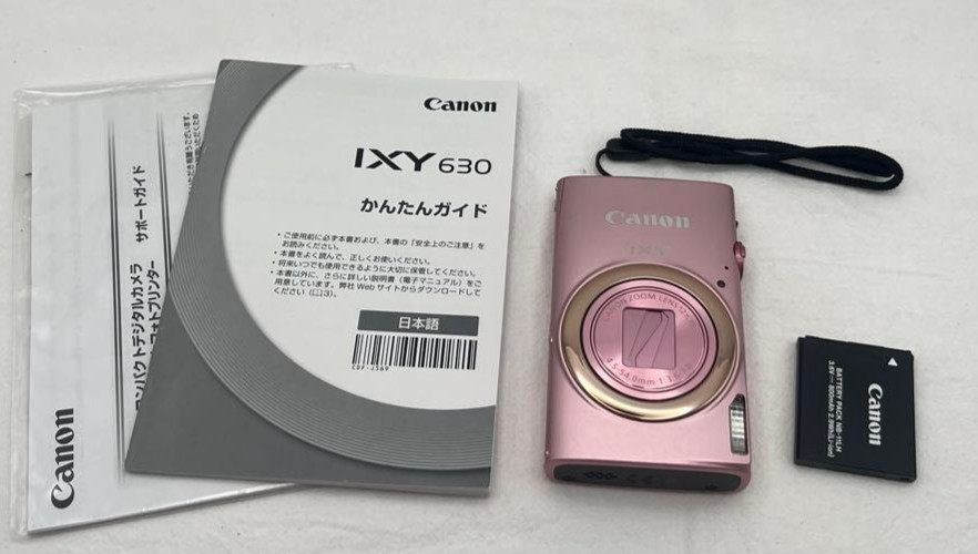 works fine【Near Mint】Canon IXY 630 Pink Digital Camera 16MP 12x Zoom Wi-Fi