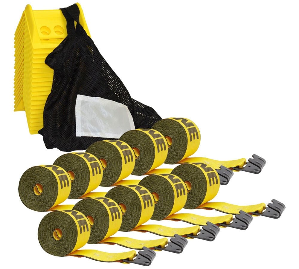 Kinedyne 4" x 30' Winch Strap With 4" Corner Protector 20 Pack