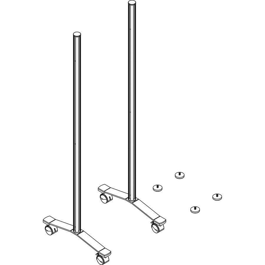 Lorell Adaptable Panel Legs (llr-90272) (llr90272)