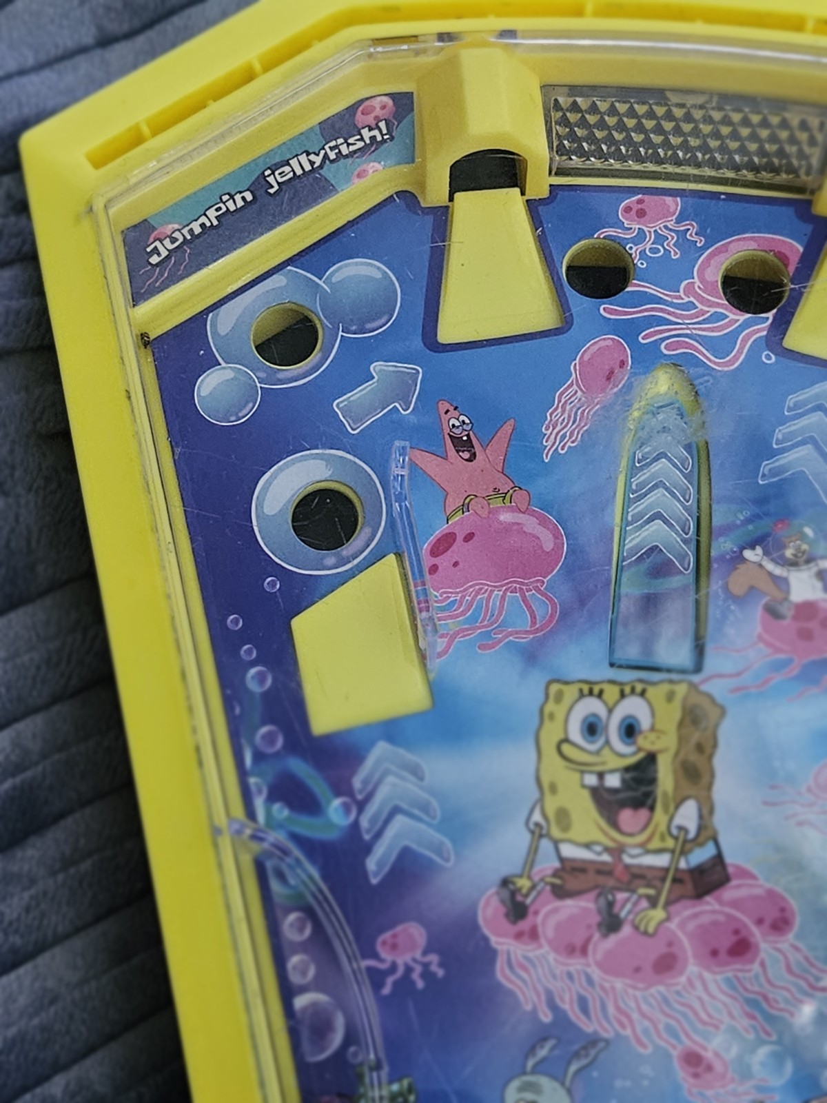 Rare SpongeBob SquarePants Tabletop Pinball Game Nickelodeon Tested Works
