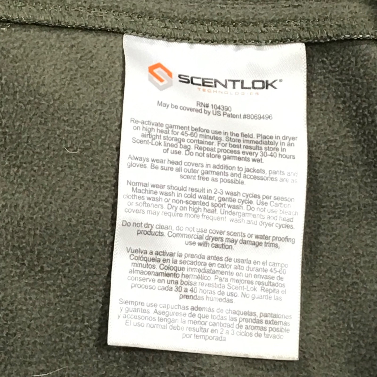 Realtree Xtra Camo Scentlok (L) Fleece Lined Mid-Weight Outdoor Jacket