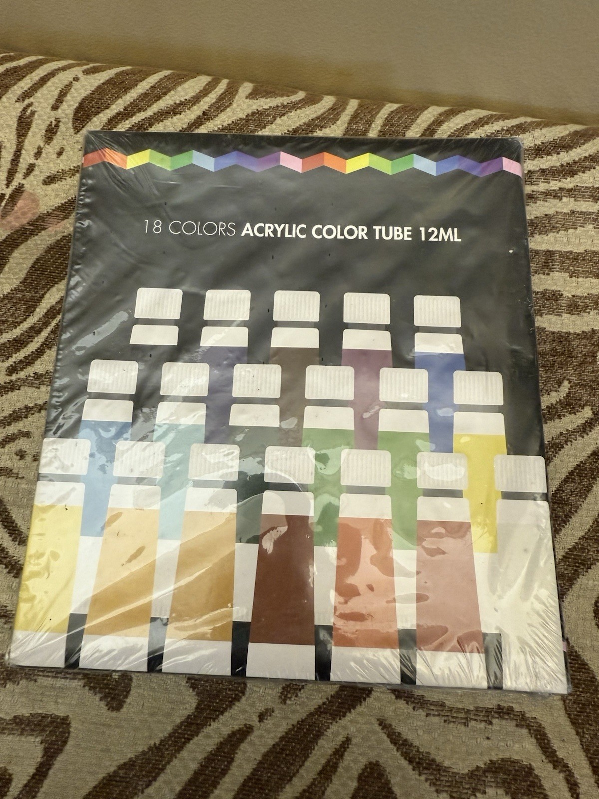 18 Color Acrylic Color Tube 12ml Paint Set by K12 Inc NEW & Factory Sealed 2020