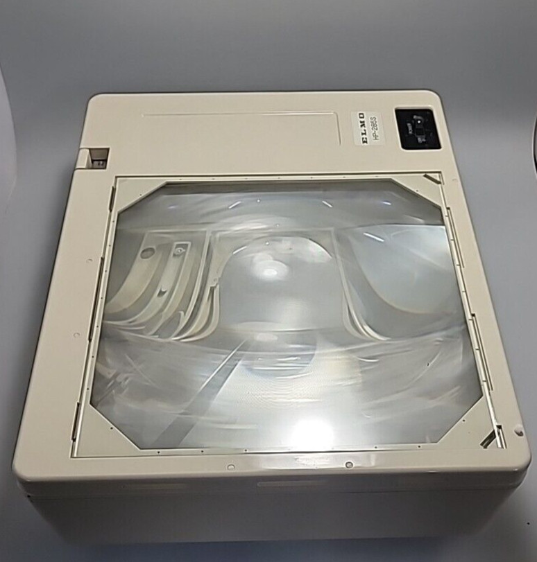 ELMO RETRO TRANSPARENCY OVERHEAD PROJECTOR MODEL HP-285S *FOR PARTS*
