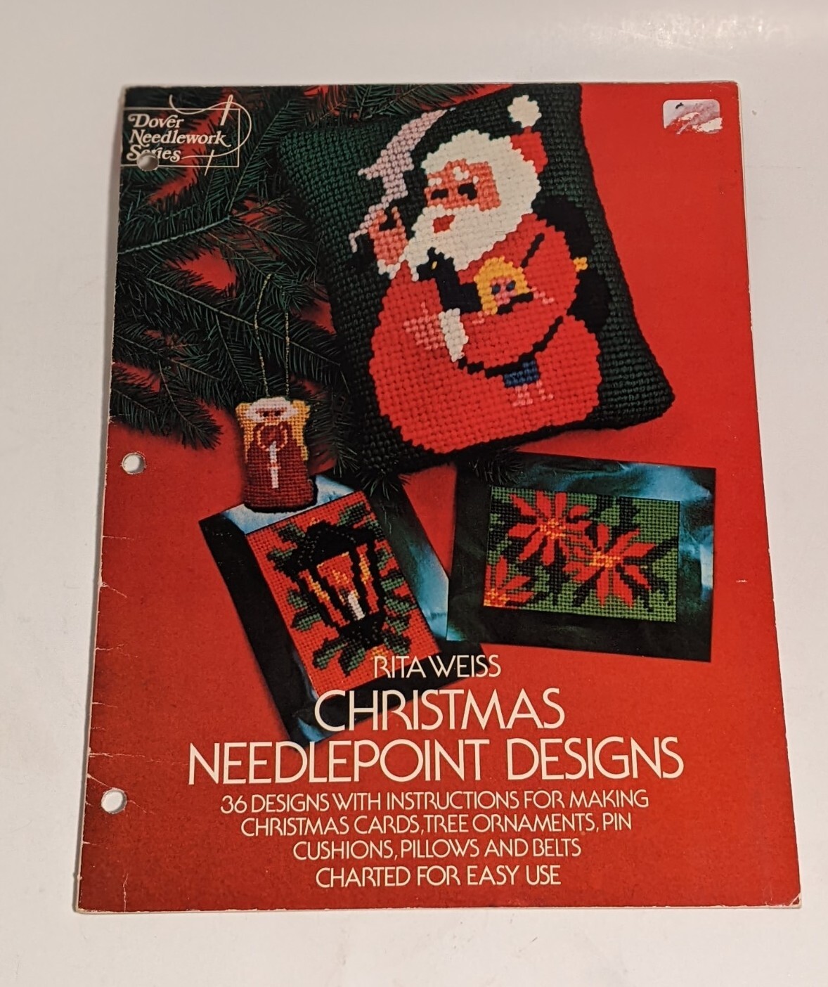Dover Needlework Christmas Needlepoint Designs (1975) Rita Weiss Holiday Craft