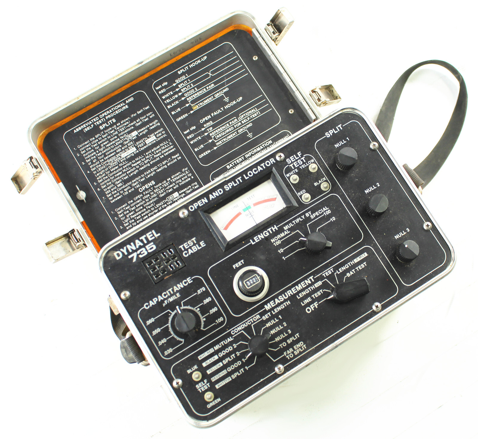 3M DYNATEL 735 Portable Open/Split Cable Fault Locator