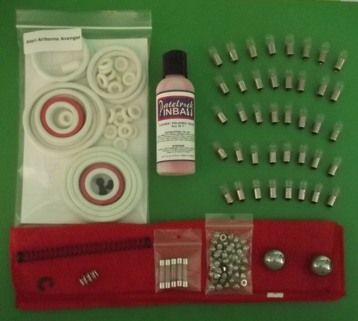 1977 Atari Airborne Avenger Pinball Machine Maintenance Super Kit