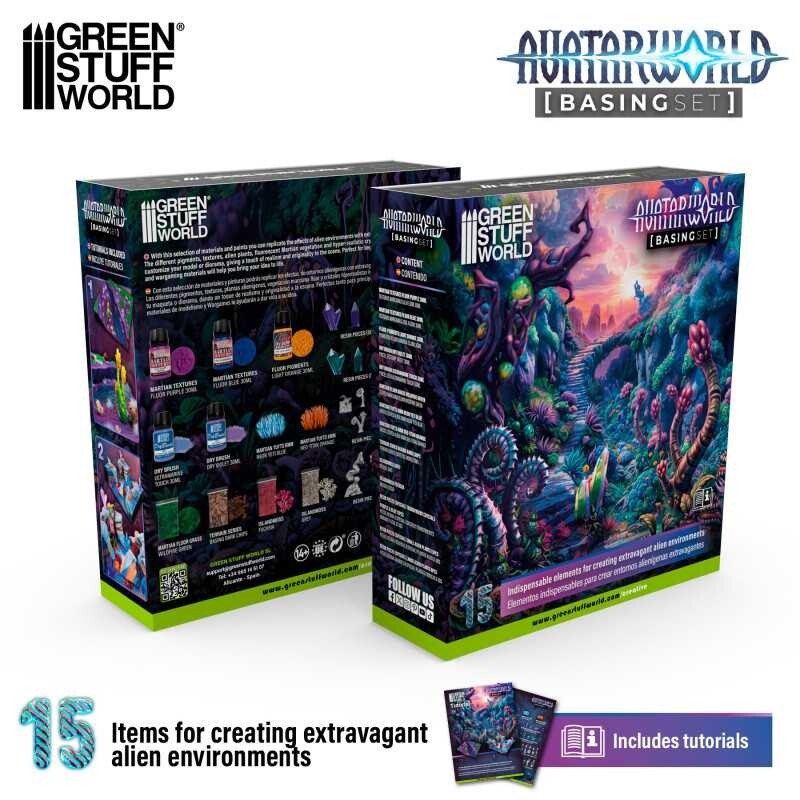 Basing Sets - Avatar World - Wargames Alien Space Miniature Diorama