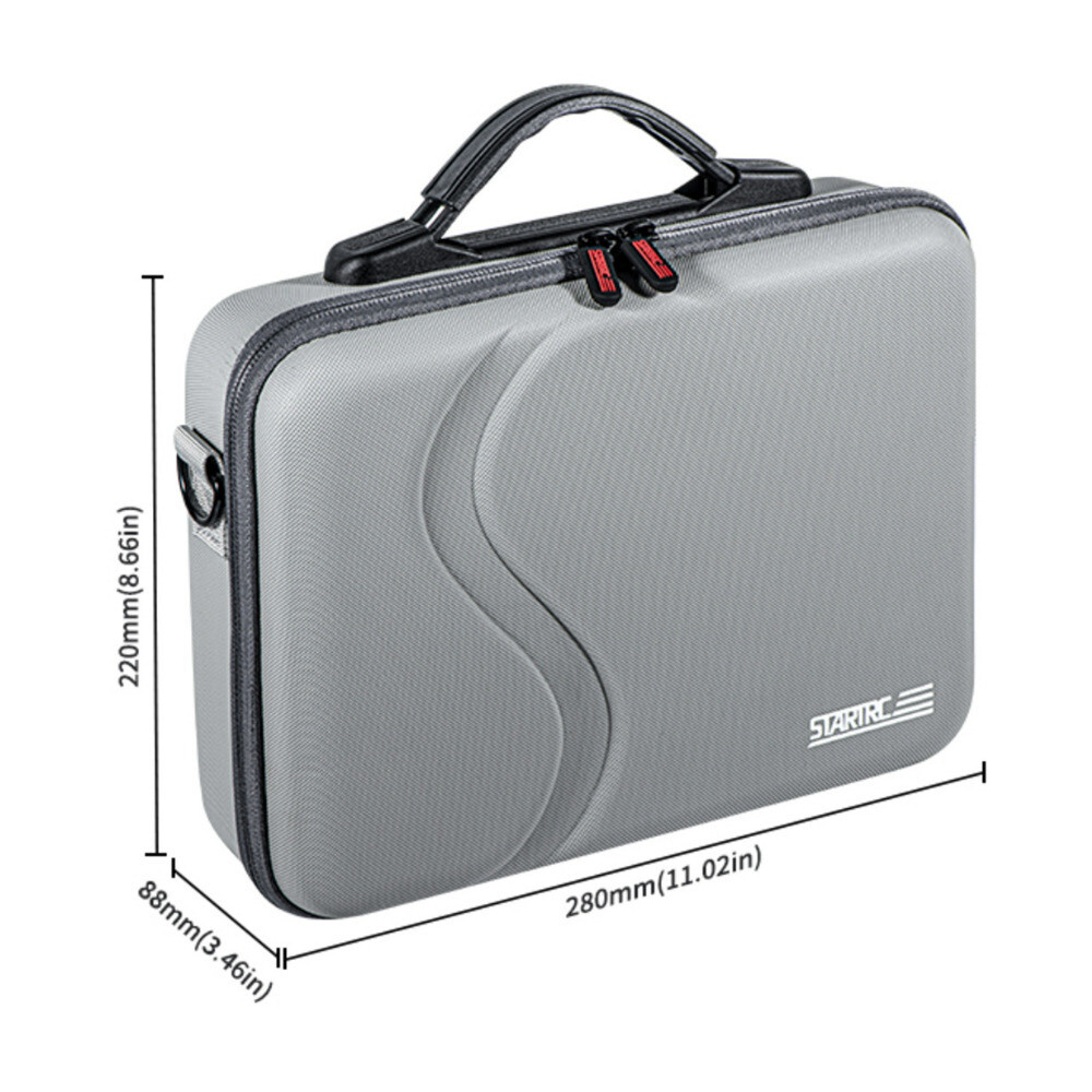 STARTRC Lightweight and Portable Soft Gray Carrying Case for DJI Mini 4K (Gray)