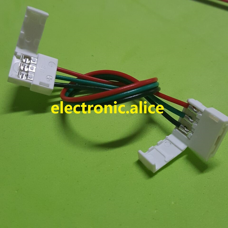 New 3PIN LED Strip connectors 10mm PCB connection for WS2811 WS2812B led strip