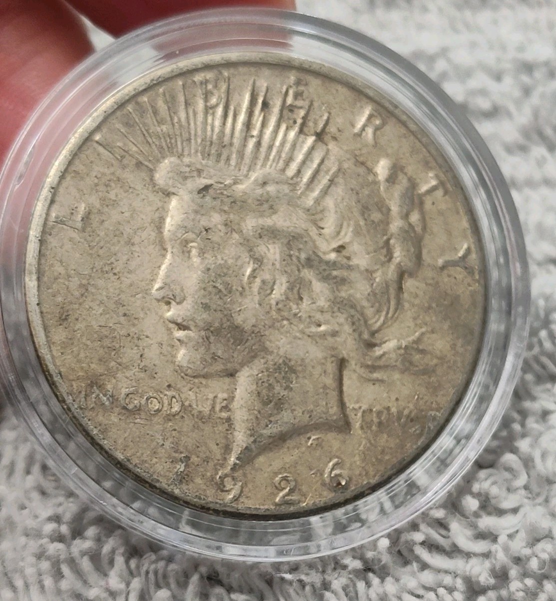 1926 S LIBERTY PEACE DOLLAR 90% SILVER $1 US MINT COIN CURRENCY