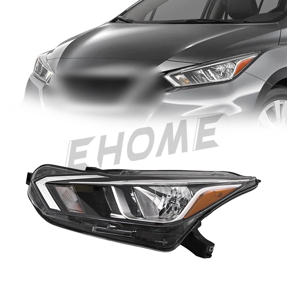Headlight Assembly for 2020 2021 Nissan Versa S SV Left Driver Side Halogen