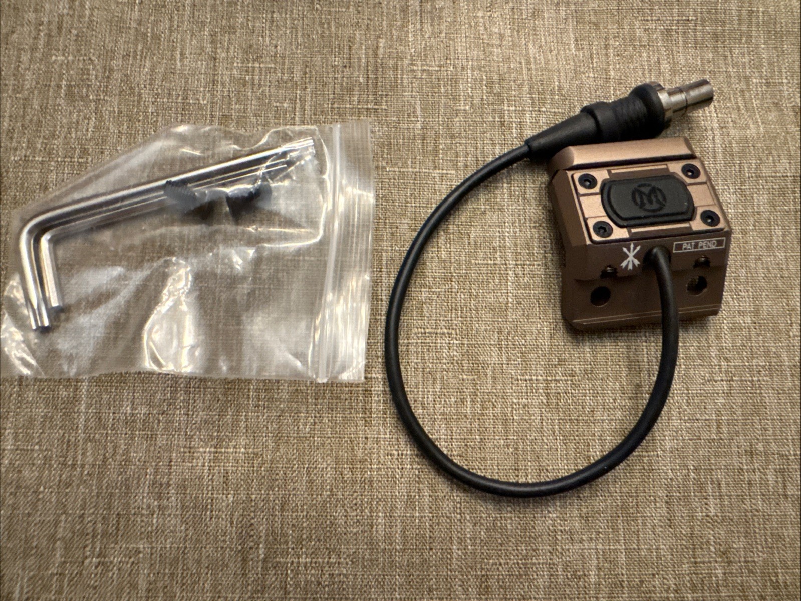 Unity STYLE Mod Button Pressure Tape Switch for Surefire SF Weapon Scout