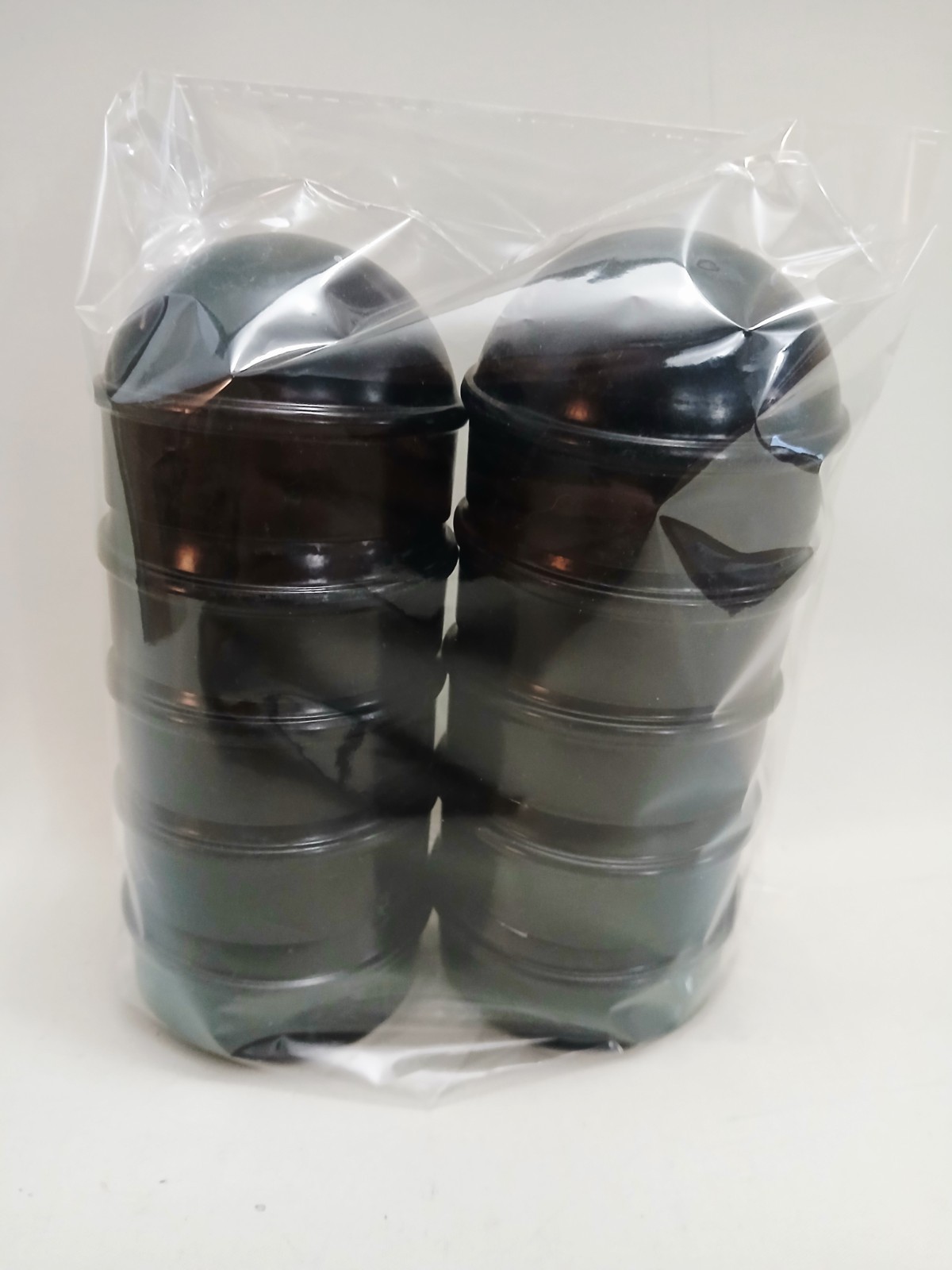 Black Chain Link Fence 2.38-in Round Dome Post Caps, 10 Pack