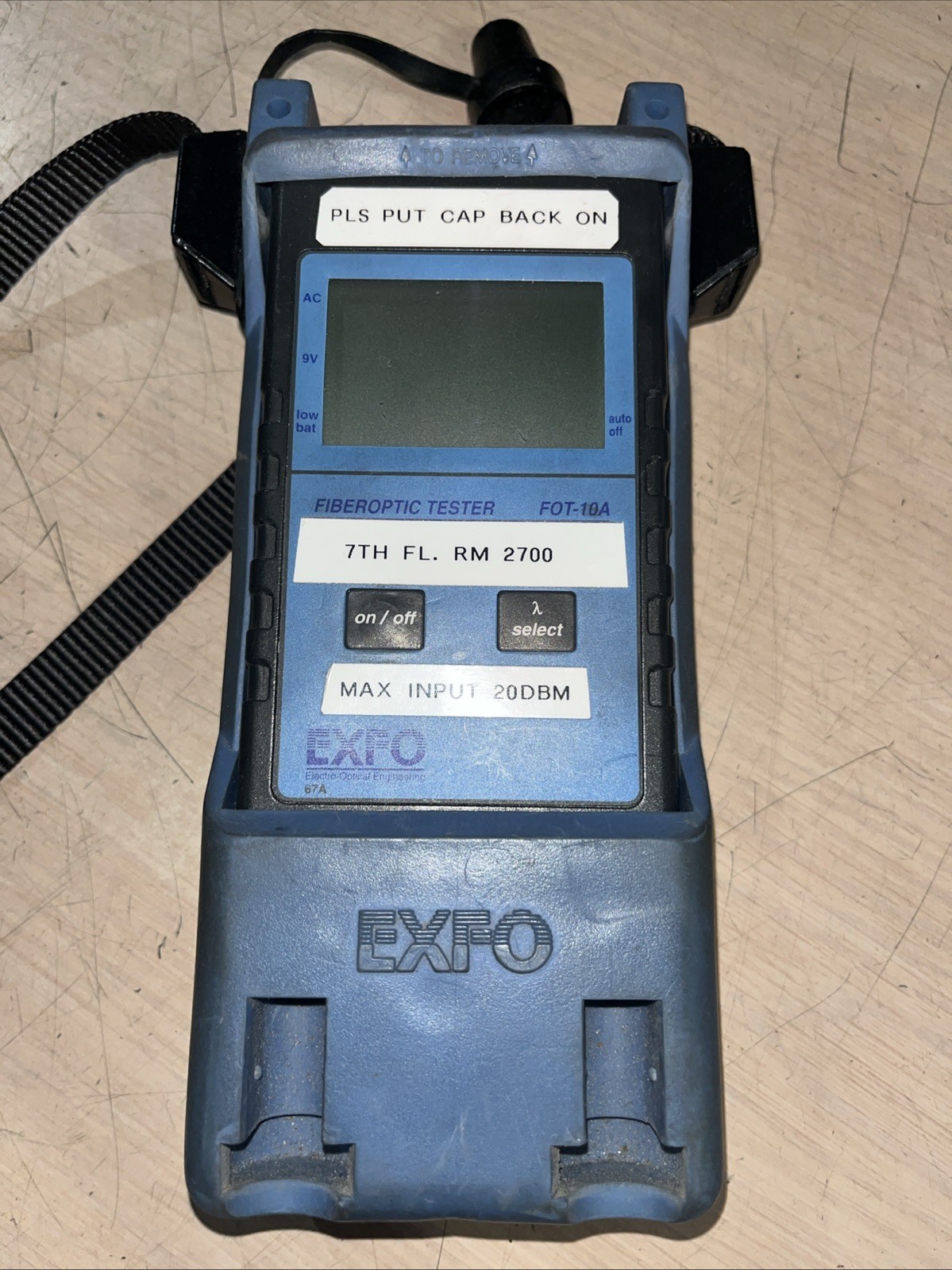 EXFO FOT-10A FIBEROPTIC TESTER