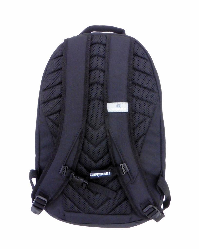 Caribee Komodo 42L Team backpack Laptop School Travel Bag Daypack Bike BLACK NEW